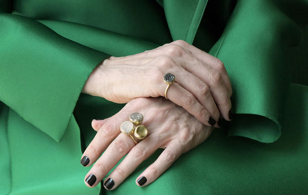 BABY MALAK FLOURISH SMALL ROUND RING