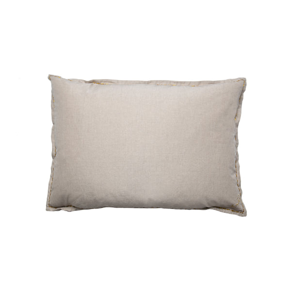 Bokja Embroidered Golden Wheat Cushion