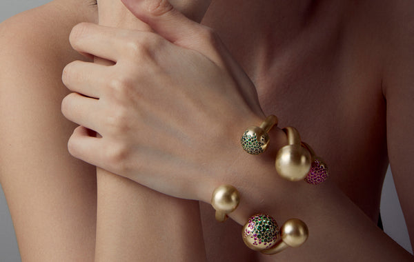 MY MUSE BOUGAINVILLEA ROUND BIG CUFF