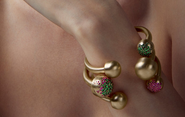 MY MUSE BOUGAINVILLEA ROUND BIG CUFF