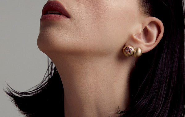 MY MUSE COCOON PURE ROUND SMALL EARRINGS