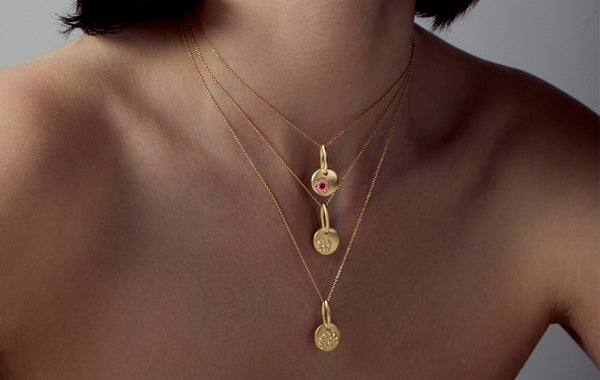 MY MUSE GLORY ENAMEL MINI NECKLACE