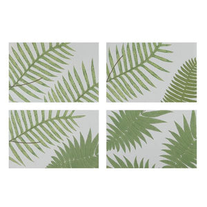 JOHN DERIAN + CHILEWICH BRITISH FERNS (set of 4)