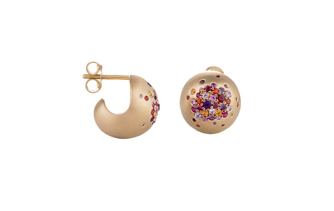 MY MUSE SUMMER NIGHTS ROUND BIG EARRINGS