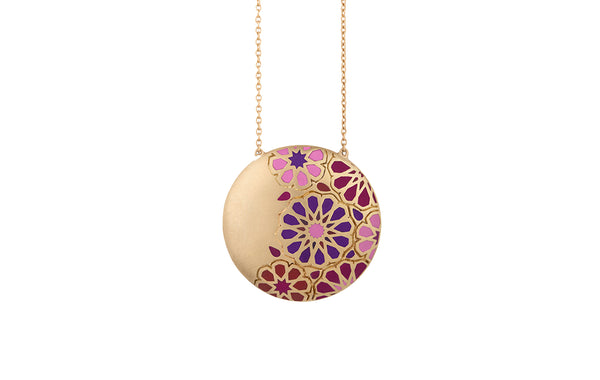 MY MUSE GLORY ENAMEL NECKLACE