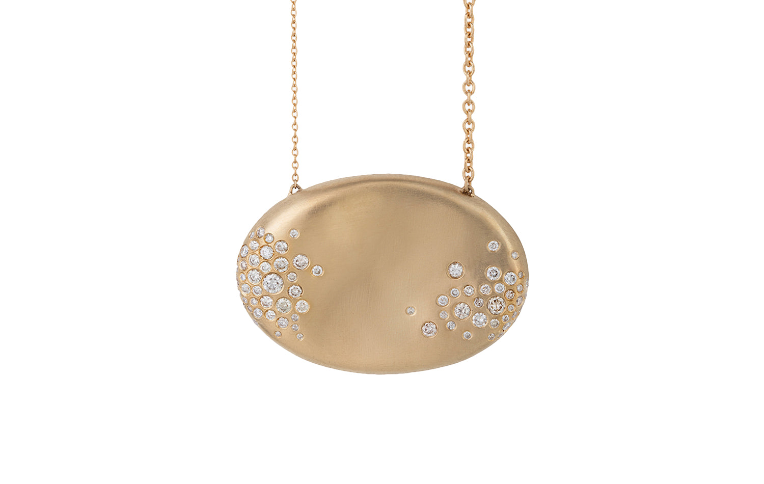 MY MUSE STORM WINTER OVAL BIG NECKLACE