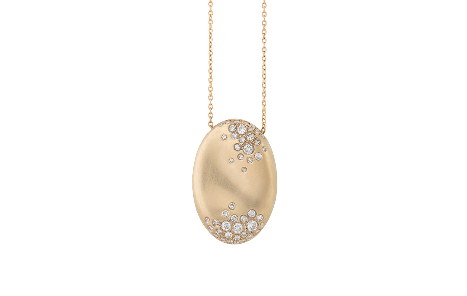 MY MUSE STORM WINTER OVAL SMALL NECKLACE