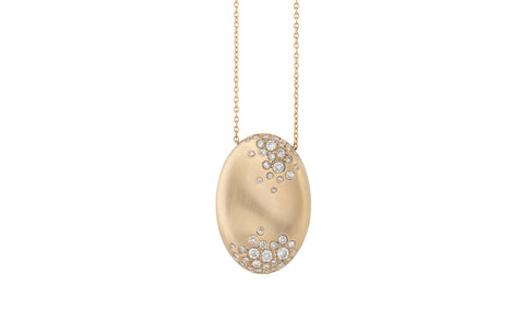 MY MUSE STORM WINTER OVAL SMALL NECKLACE